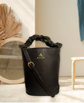 Bettye’s Bucket Bag-Caviar Black