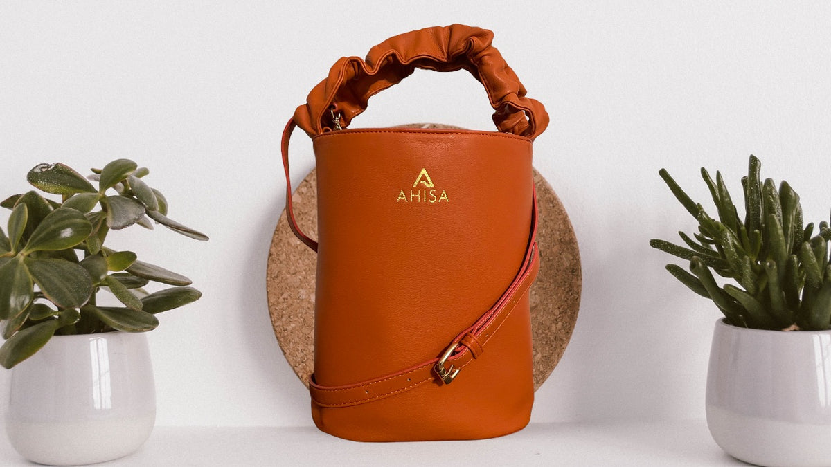 Bettye's Bucket Bag-French Cognac